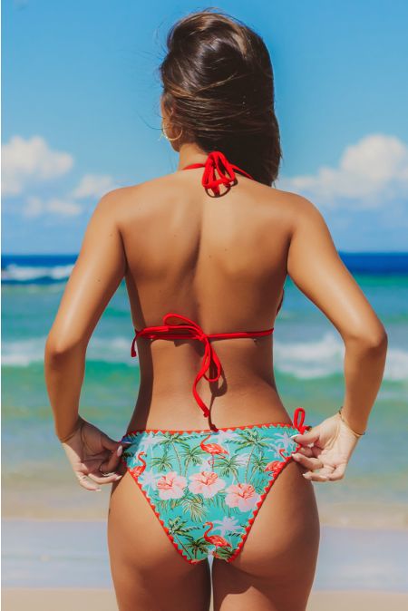 Kamoni Bikini Stampato Tropicale